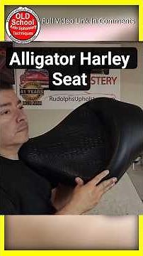 PART 2 Reupholstering a Harley Cycle Seat Like a PRO #shorts