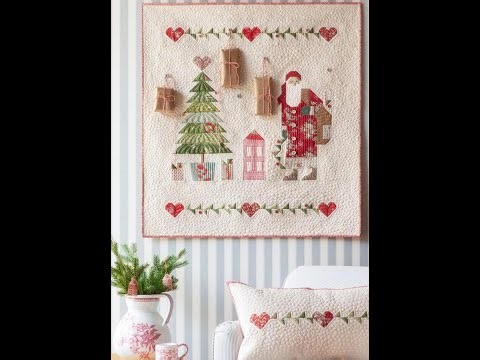 Tutorial: Patrón de Navidad de Tilda. Dear Santa Quilt. Parte 1. Árbol.