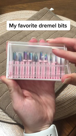 My favorite dremel bits and how I use them ✨✨ #dippowdernails #nailtutorial #diynails #newnails #fyp #nailsathome #makartt #fallnails