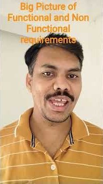 Big Picture of Functional and Non Functional requirements #azure #automobile #aws #ai #job #cloud