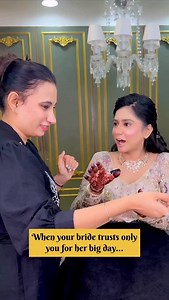 482K views · 1.1K reactions | “She was worried if I’d come ! after all, I’m a bride-to-be too! ‍♀️ But I wouldn’t miss being there for my bride 懶” | The Unique Blend salon & makeup studio | Facebook