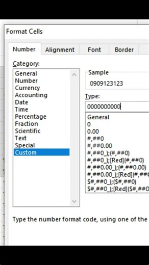 Cách gõ số điện thoại không bị mất số 0 đầu trong Excel #excel #exceltips #tinhocvanphong