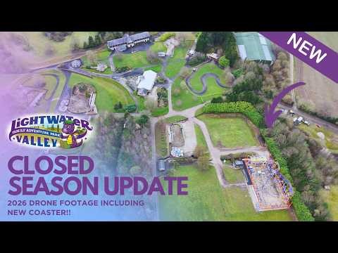 Lightwater Valley Closed Season UPDATE 2026! Drone Footage & More
