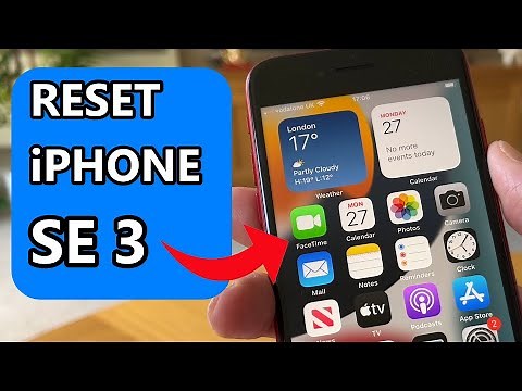 How To Reset iPhone SE 3 2022