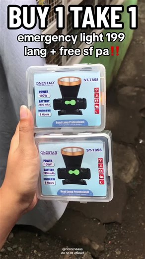 Buy 1 Take 1 Rechargeable Emergency Flashlight Deal