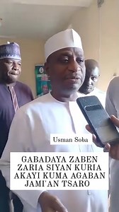 IBRAHIM KHALID NA PDP SHIMA YA KOKA YADDA ZABEN ZARIA YA KASAN GABADAYA ZABEN ZARIA DA BAWASA SIYAN KURIA AKAYI KUMA AGABAN JAMI'AN TSARO | Usman Soba