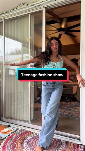 Teenage Fashion Show Featuring Summer Tops