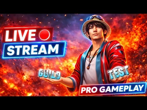 Oms God !! is live! | free fire max live GUILD TEST 1VS4