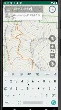 Entering Coordinates: BackCountry Navigator XE for Android Tour