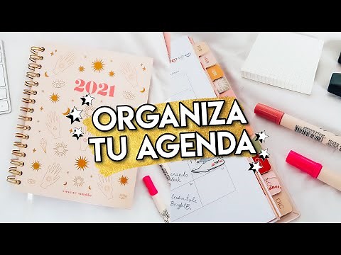 Consejos para organizar tu agenda 2021 | Consejos de organización ⭐️