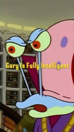 Gary is the smartest character #spongebob #krabbypatty #spongebobsquarepants #funny