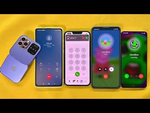 NandBox incoming Call iPhone 13, Folding iPhone, Poco x6, Xiaomi mi9, Samsung S21