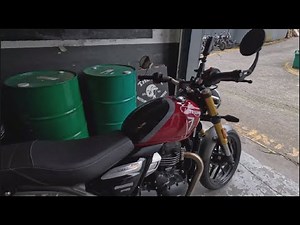 Riding my new Triumph Speed 400 home