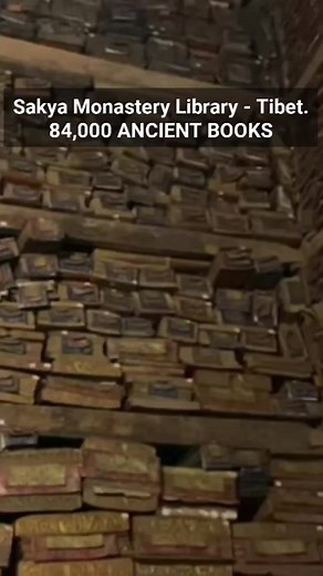 31K views · 1.7K reactions | Sakya Monastery Library - Tibet. 84,000 ANCIENT BOOKS | 4biddenknowledge | Facebook