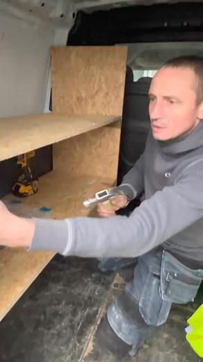 installation of shelves made of OSB boards #woodworking | Workshop Construction