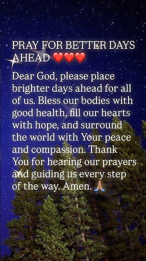 PRAY FOR BETTER DAYS AHEAD | Prayer for Health, Hope, and Peace #powerfulprayer #prayer