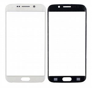 Front Glass for Samsung Galaxy S6 Edge - White