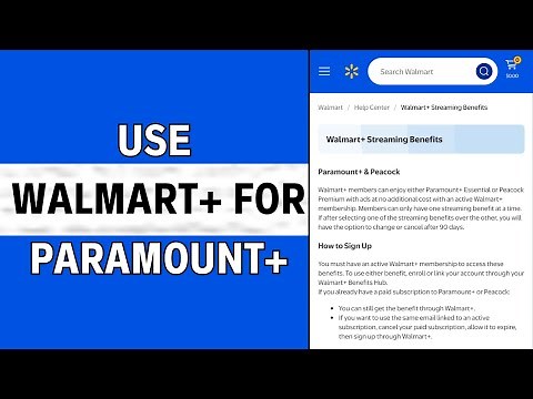How To Use Walmart Plus for Paramount Plus | Walmart+ Paramount+ Bundle 2025