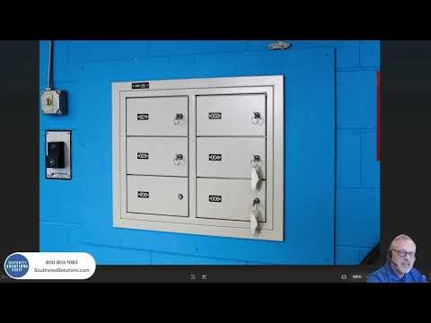 Recessed Sallyport Handgun Lockers for Public Safety