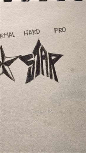 Star drawing from easy to pro #drawing #art #sketch #howtodraw