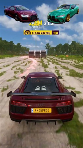 Who Brakes Better? Audi R8 vs BMW M4 🚗💨