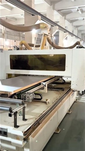 Watch This Door Production Line Work .😳 #oddlysatisfying #process #furnituremaking #leadertech