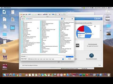 Open a Data File in SPSS