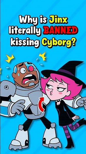 Why Does Cyborg Get Shocked Kissing Jinx? ⚡