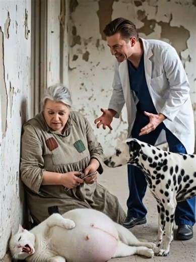 Dog Steals Vegetables to Help Pregnant Cat