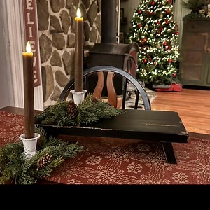 BACK IN STOCK...."I purchased 2 one black and one brown for Christmas gifts... they LOVED them!!!! I purchased 2 more one for a birthday gift and one for myself!!! VERY well made and delivery was really quick, just 2 days after ordering!!!! Thank you so much!!!" - P.G. ⭐️⭐️⭐️⭐️⭐️ Get Yours HERE: https://redfoxprimitives.com/products/black-table-riser?_pos=1&_sid=b53536614&_ss=r Fast Order Processing: 1-3 Business Days! Supports small family business Ships from Pennsylvania | Red Fox Primitives, 