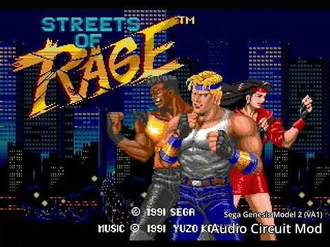 Sega Genesis 2 Audio Circuit Mod Comparison