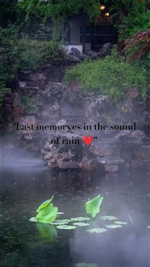 "Last memoryes in the sound the of rain ❤️"