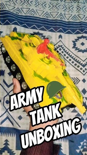 Army 🪖 tank unboxing short