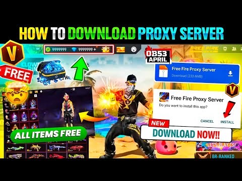 HOW TO DOWNLOAD PROXY SERVER IN FREE FIRE 😱🔥 | FREE FIRE PROXY SERVER | PROXY SERVER FREE FIRE