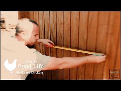 15 Minute DIY Chicken Coop Door Build! Made For FREE!
