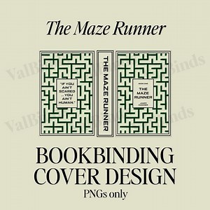 The Maze Runner Book Cover PNG: DIY Bookbinding Rebind (digital Download) - Etsy