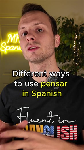 Different ways to use “pensar” in Spanish🙌 Are you looking to learn Spanish this year?👇 🧑🏼‍💻I’m hosting a FREE training to show you how to become fluent in Spanish in under a year!😱 Just click on the first link in my bio to save your *FREE* spot NOW! ✅Plus, at the end of the training you’ll hear all about my A-Z Spanish University program a special bonus and discount!😱 Can’t wait to see you there!🙌 #learnspanish #spanishteacher #spanishlessons #spanishvocabulary #spanishclass
