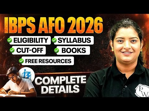 IBPS AFO 2026 Complete Guide | Eligibility, Syllabus, Books & Strategy