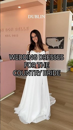Wedding dresses for a country wedding 🌾✨ #countrywedding #westernwedding #sayyestothedress #bride