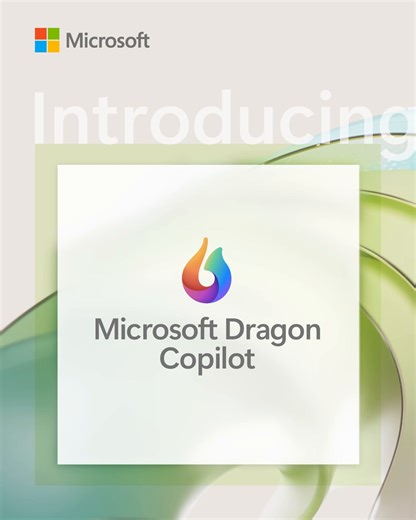 Today, we introduced Dragon Copilot the first AI assistant for clinical workflow that brings together trusted natural language and ambient speech capabilities with fine-tuned generative AI. Our mission is to empower the healthcare ecosystem to unify data, automate tasks, and deliver actionable insights. Dragon Copilot delivers on that mission, freeing clinicians to provide better, more personalized patient care. Learn more: http://msft.it/6183qEukW #DragonCopilot #MSFTHealth #HealthcareAI #Innov