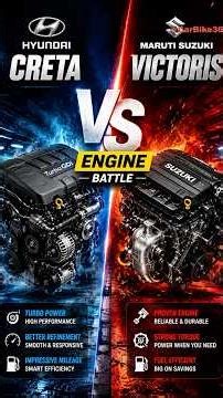 Hyundai Creta vs Maruti Suzuki Victoris Engine Comparison | Which SUV Performs Better?