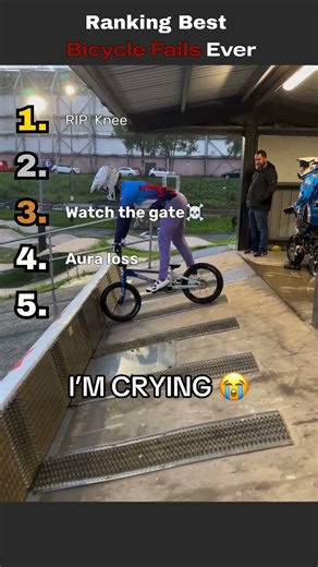 Bicycle Fails Caught on Camera! 📹😂 #shorts #funnyfails