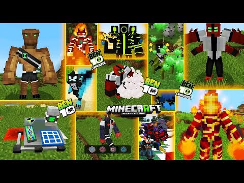 NEW BEN 10 OMNIVERSE MOD FOR MINECRAFT PE🔥| MCPE 1.21.94+