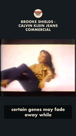 Brooke Shields - Calvin Klein jeans commercial (USA, 1980)