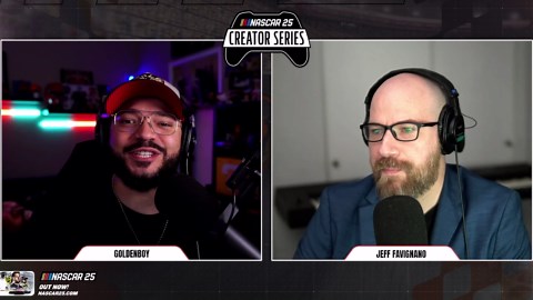 NASCAR 25 Creator Series: Courage bumps Agent to win Talladega