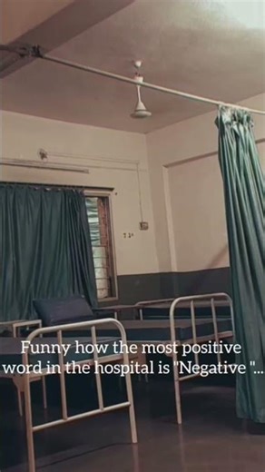 Where one word changes everything “Negative.” #hospitalvibes #doctor #Clinicalskills