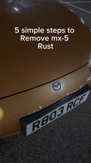 Mazda Miata Restoration: Getting Rid of Rust