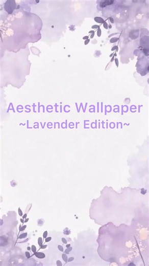Lavender Aesthetic Wallpaper #cute #aesthetic #lavender #wallpaper #ytshorts #goviral