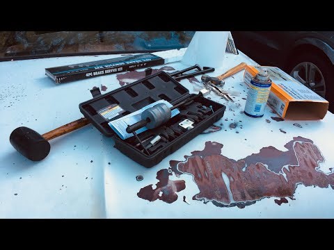 Ford Galaxie trunk lock housing salvage, let’s get hammered!