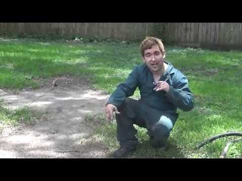 DIY Hydroexcavation with a pressure washer.